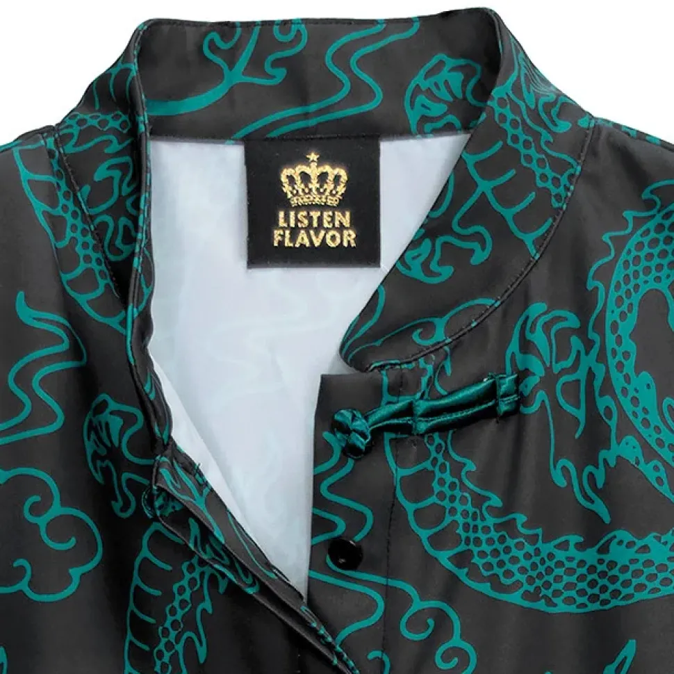 LISTEN FLAVOR Dragon Pattern China Shirt