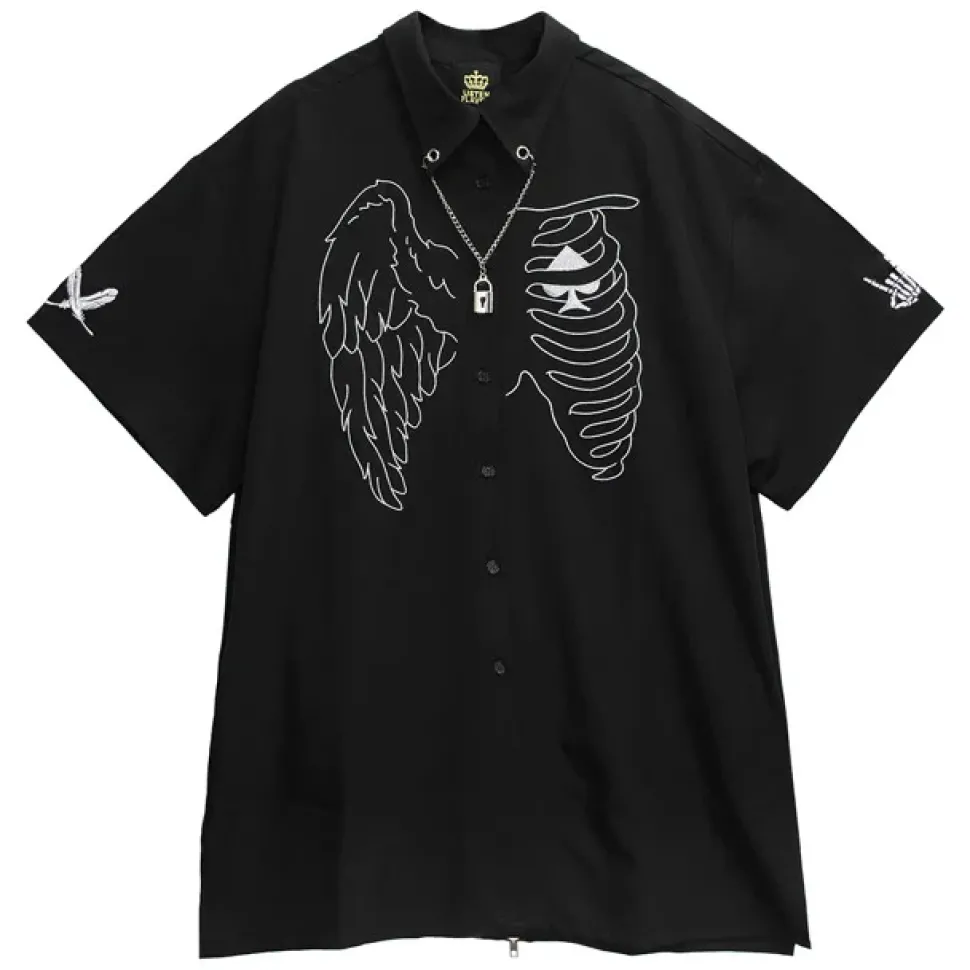 LISTEN FLAVOR Fallen Angel's Rib Shirt