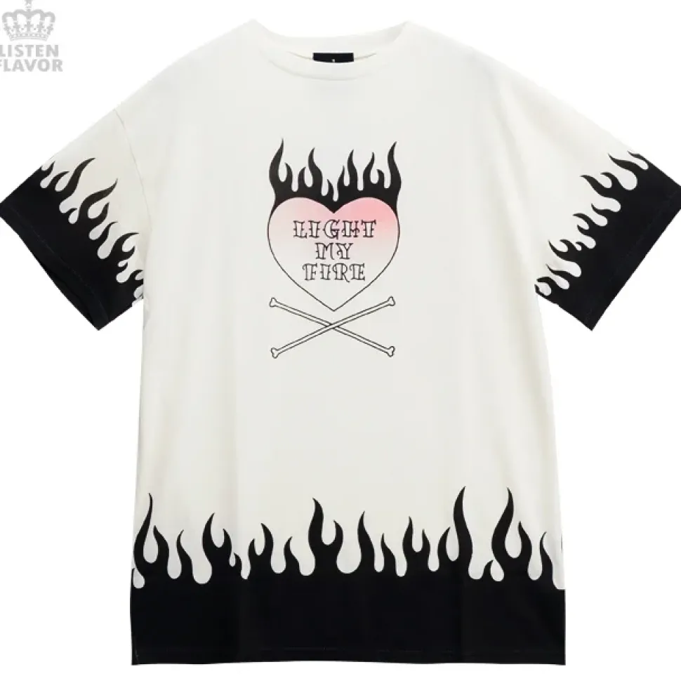 LISTEN FLAVOR Fiery Heart Cutsew