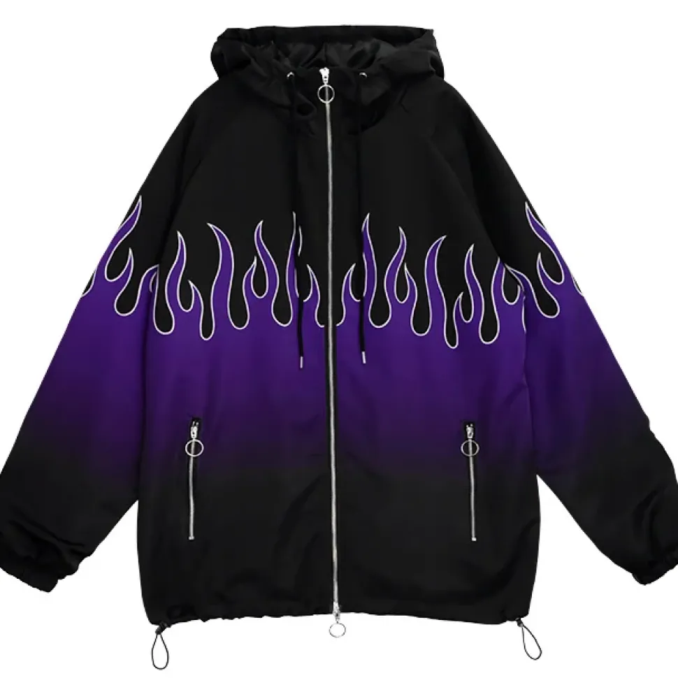 LISTEN FLAVOR Fire Anorak Jacket