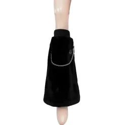 LISTEN FLAVOR Fire Heart Chain Boa Leg Covers