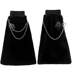 LISTEN FLAVOR Fire Heart Chain Boa Leg Covers