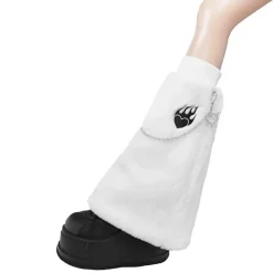 LISTEN FLAVOR Fire Heart Chain Boa Leg Covers