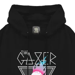 LISTEN FLAVOR Flame Eye Layered-Style Hoodie