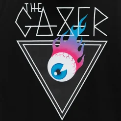 LISTEN FLAVOR Flame Eye Layered-Style Hoodie