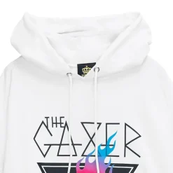LISTEN FLAVOR Flame Eye Layered-Style Hoodie