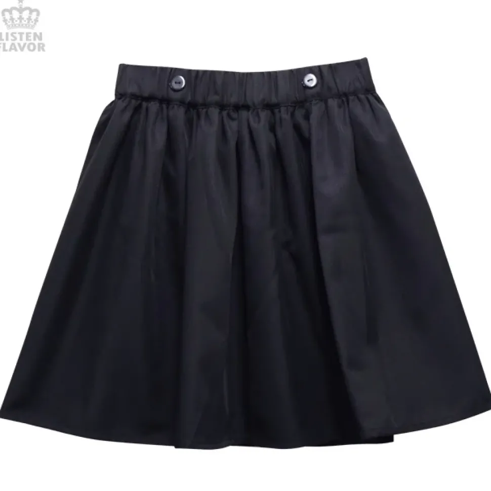 LISTEN FLAVOR Flared Skirt w/ Harness Belt