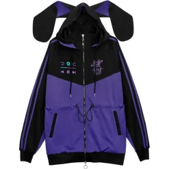 LISTEN FLAVOR From the Mirai Bunny Ear Jersey Hoodie