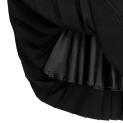 LISTEN FLAVOR Front Chain Pleated Skirt