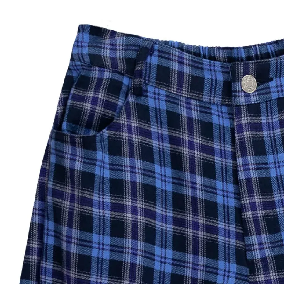 LISTEN FLAVOR Front Slit Ribbon Pants