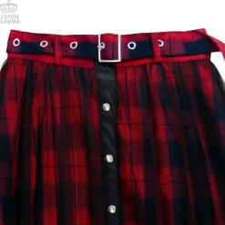 LISTEN FLAVOR Front Snap Tulle Long Skirt