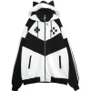 LISTEN FLAVOR Gaming Cat Ear Jersey Hoodie