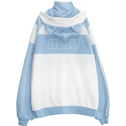 LISTEN FLAVOR Gaming Cat Ear Jersey Hoodie