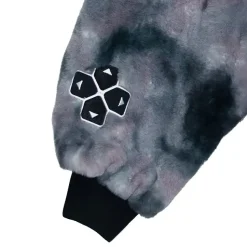 LISTEN FLAVOR Gaming Cat Ear Buckle Fur Blouson