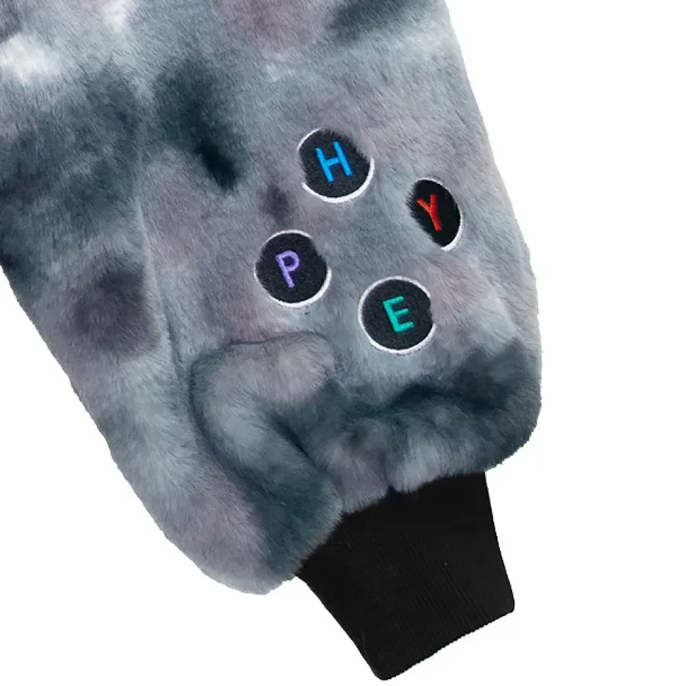 LISTEN FLAVOR Gaming Cat Ear Buckle Fur Blouson