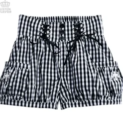 LISTEN FLAVOR Gathered Shorts