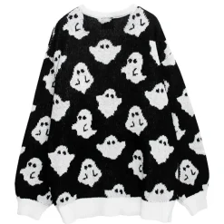 LISTEN FLAVOR Ghost Knit Top