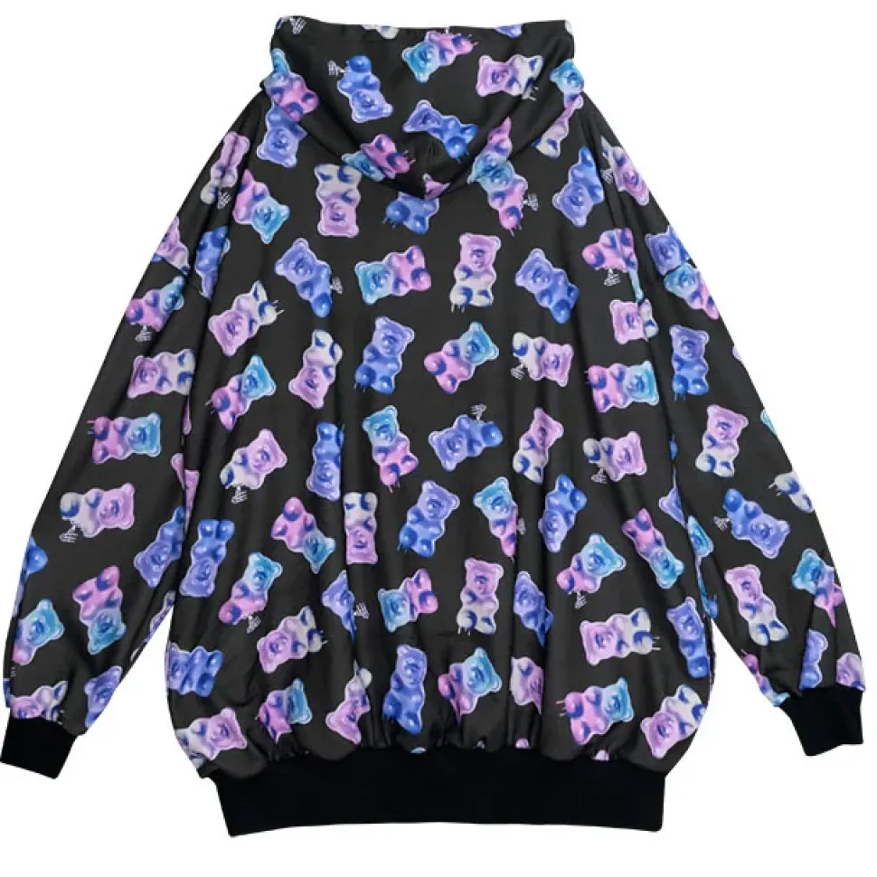 LISTEN FLAVOR Gummy Bear Zip Hoodie