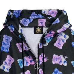 LISTEN FLAVOR Gummy Bear Zip Hoodie