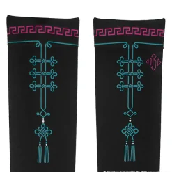 LISTEN FLAVOR Hatsune Miku China Knee-High Socks Black