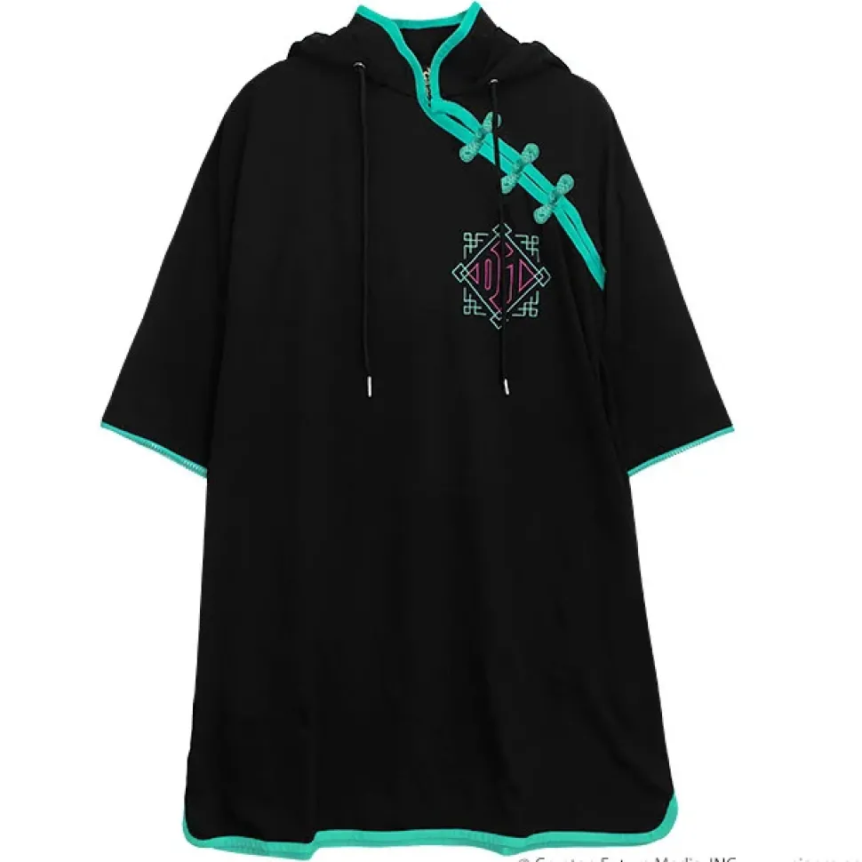 LISTEN FLAVOR Hatsune Miku China Hoodie Black