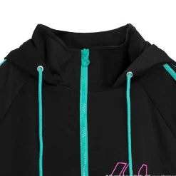 LISTEN FLAVOR Hatsune Miku Jersey Hoodie Black