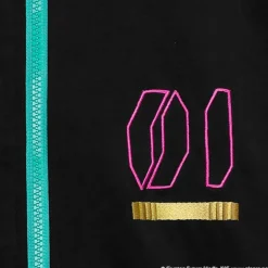 LISTEN FLAVOR Hatsune Miku Jersey Hoodie Black