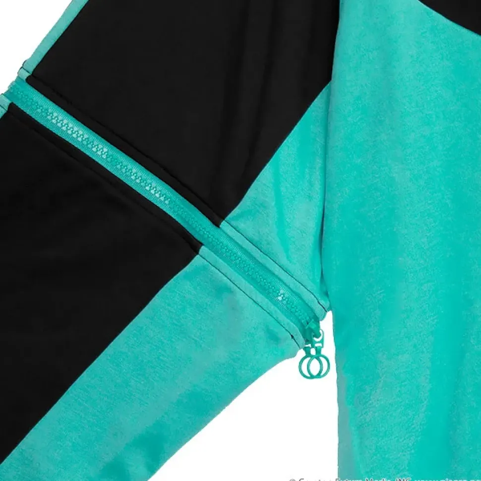 LISTEN FLAVOR Hatsune Miku Jersey Hoodie Black