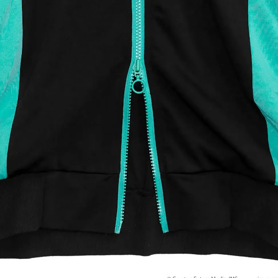 LISTEN FLAVOR Hatsune Miku Jersey Hoodie Black