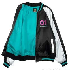 LISTEN FLAVOR Hatsune Miku Sukajan Jacket Black