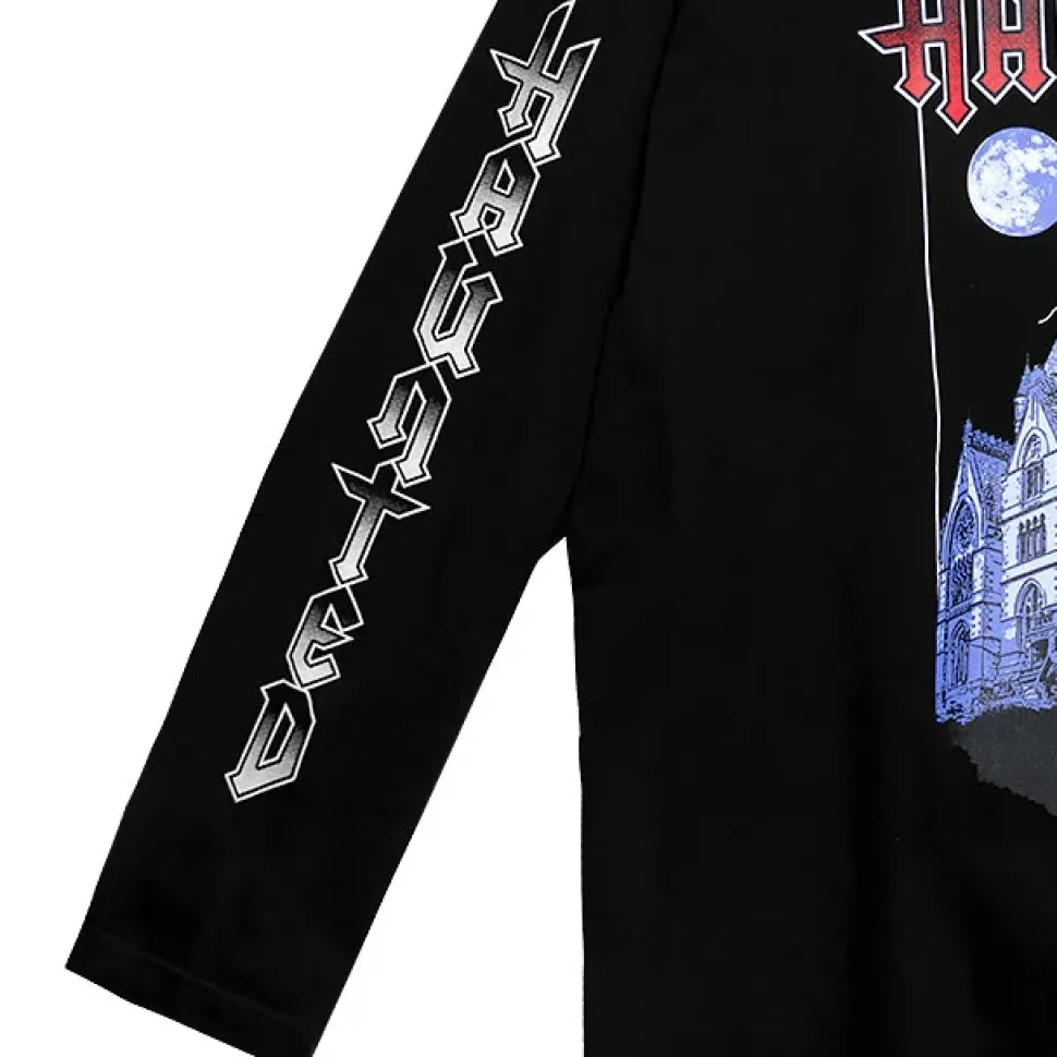 LISTEN FLAVOR Haunted Castle Long Sleeve T-Shirt