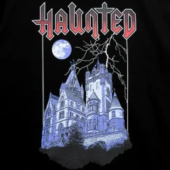 LISTEN FLAVOR Haunted Castle Long Sleeve T-Shirt