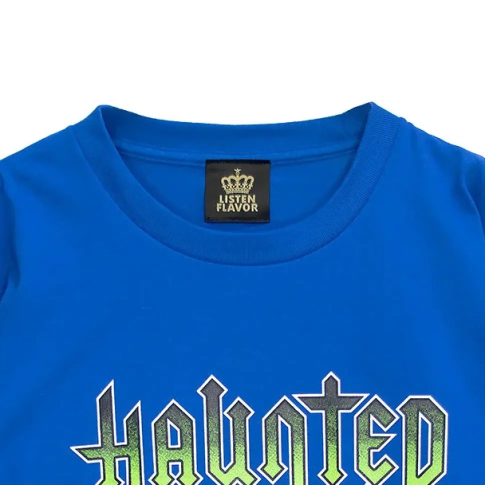 LISTEN FLAVOR Haunted Castle Long Sleeve T-Shirt