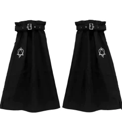 LISTEN FLAVOR Heart Hexagram Leg Covers w/ Belt