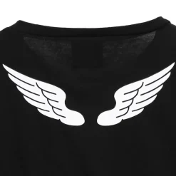 LISTEN FLAVOR Heart Padlock Zip Sleeve Top