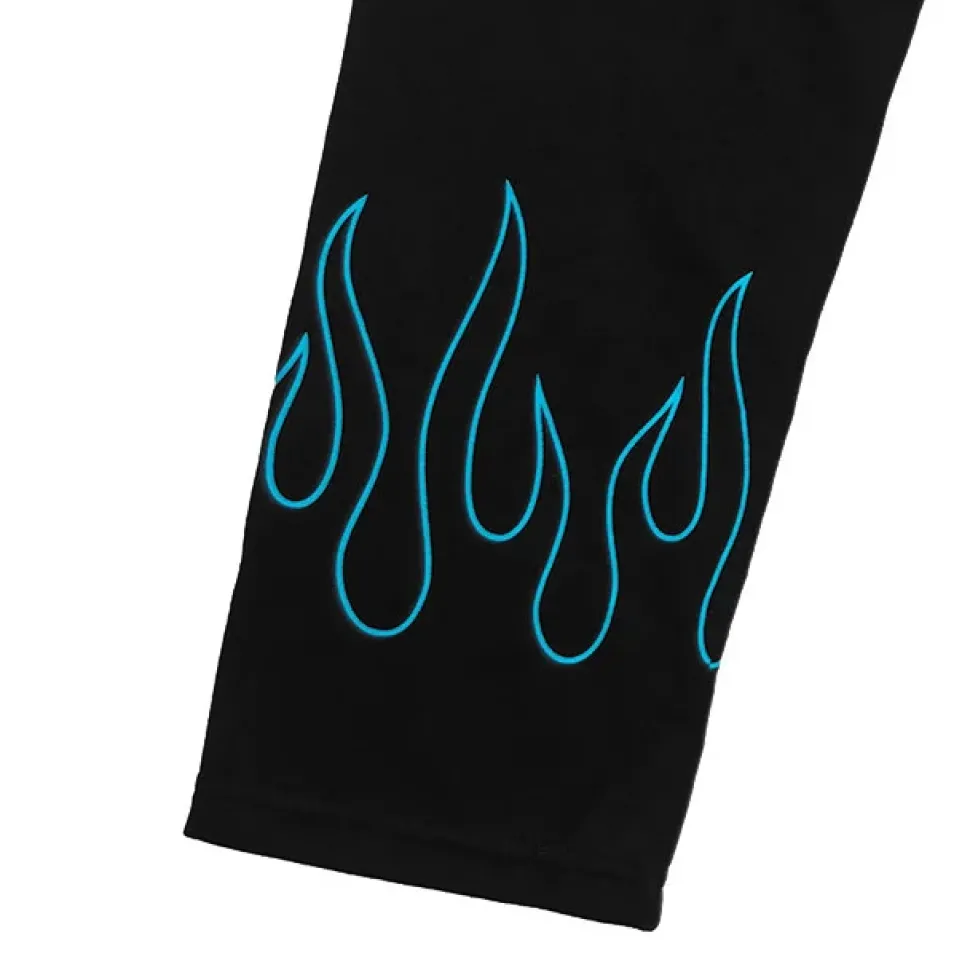 LISTEN FLAVOR Heart Padlock Zip Sleeve Top