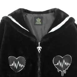 LISTEN FLAVOR Heartbeat Sailor Fur Boa Blouson