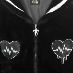 LISTEN FLAVOR Heartbeat Sailor Fur Boa Blouson