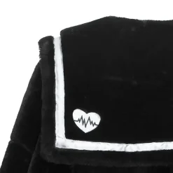 LISTEN FLAVOR Heartbeat Sailor Fur Boa Blouson