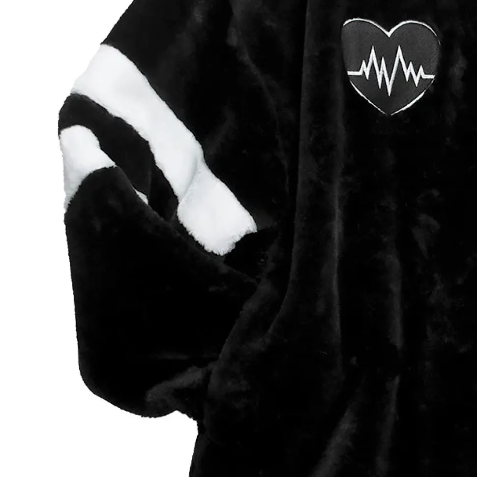 LISTEN FLAVOR Heartbeat Sailor Fur Boa Blouson