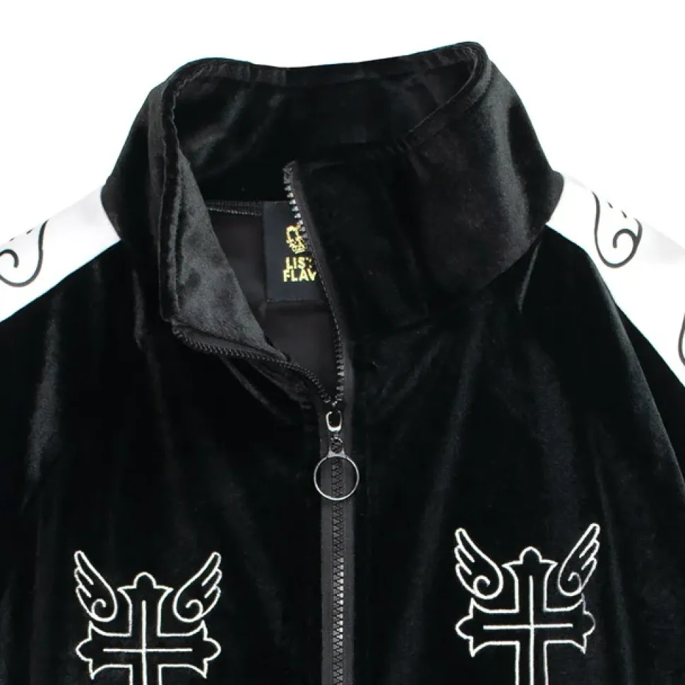 LISTEN FLAVOR Heavens Velour Short Sleeve Jersey