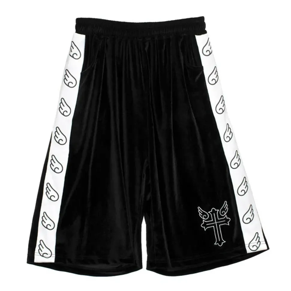LISTEN FLAVOR Heavens Velour Shorts