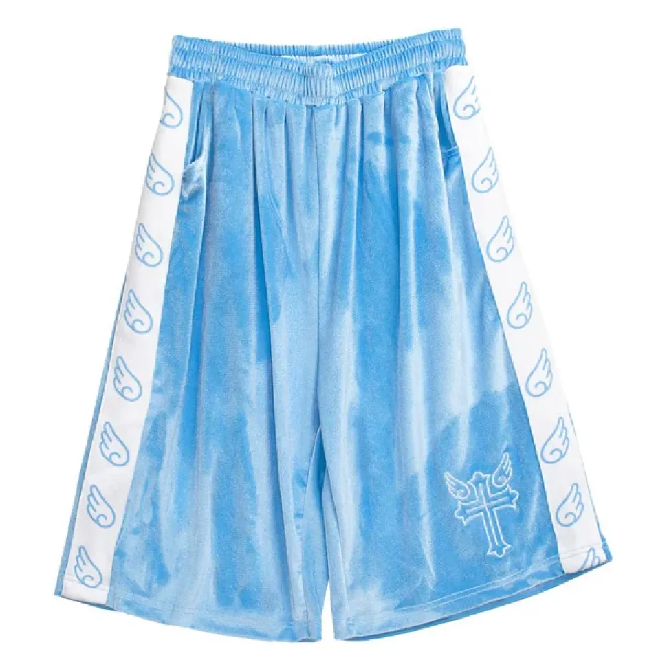 LISTEN FLAVOR Heavens Velour Shorts