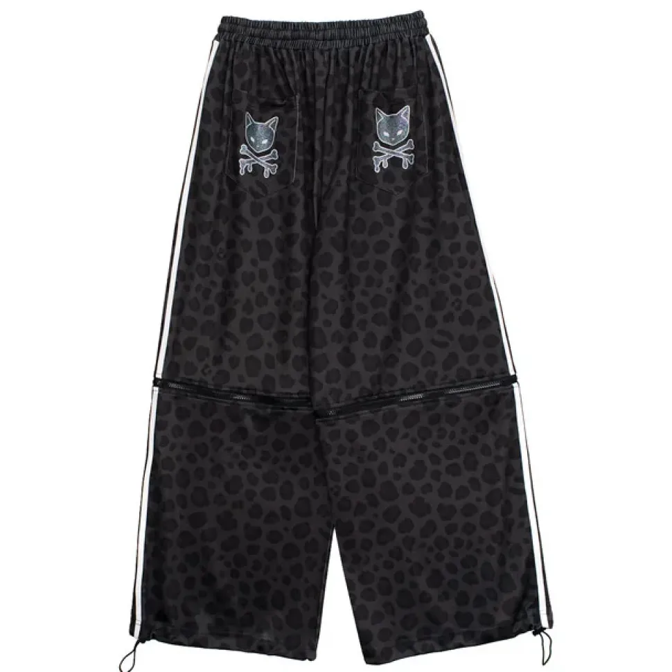 LISTEN FLAVOR Heisei Leopard 2-Way Separate Jersey Pants