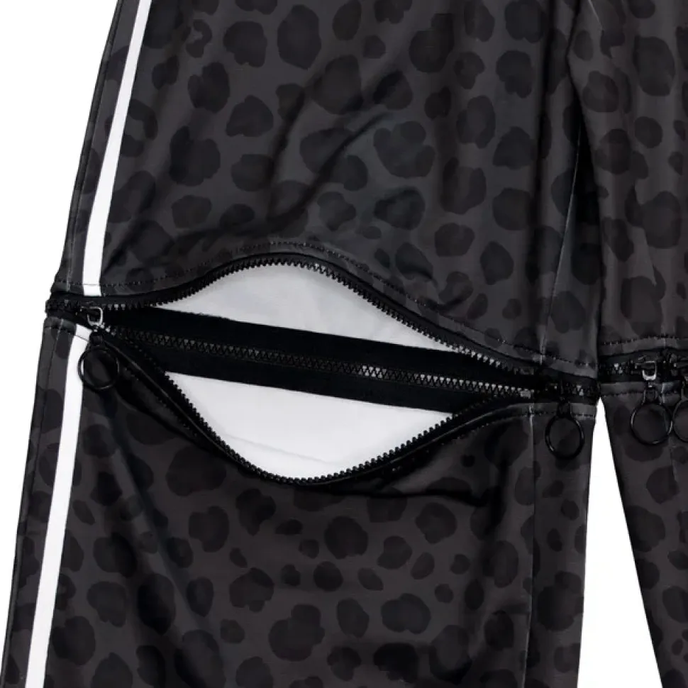 LISTEN FLAVOR Heisei Leopard 2-Way Separate Jersey Pants