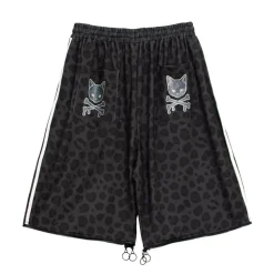 LISTEN FLAVOR Heisei Leopard 2-Way Separate Jersey Pants