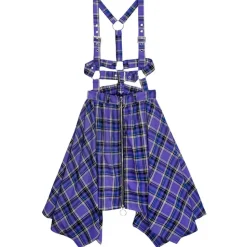 LISTEN FLAVOR Hemline Skirt w/ Harness