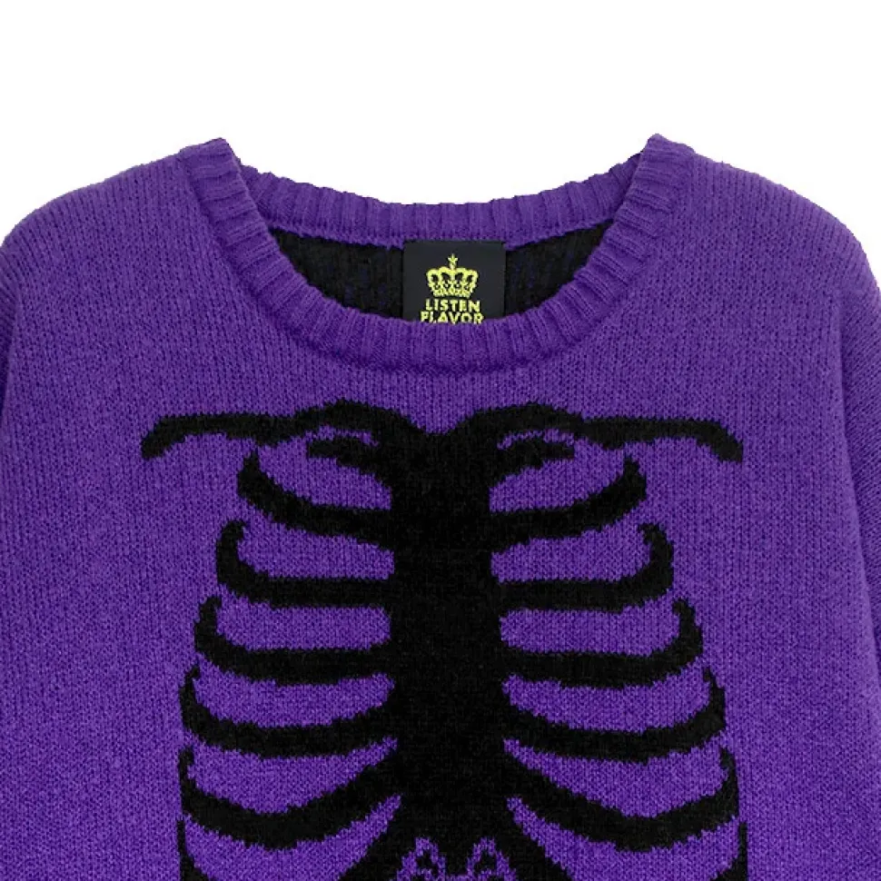 LISTEN FLAVOR Honehone Gaikotsu Knit