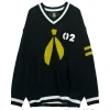 LISTEN FLAVOR Kagamine Rin & Len V-neckline Knit Black