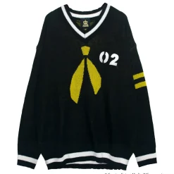 LISTEN FLAVOR Kagamine Rin & Len V-neckline Knit Black